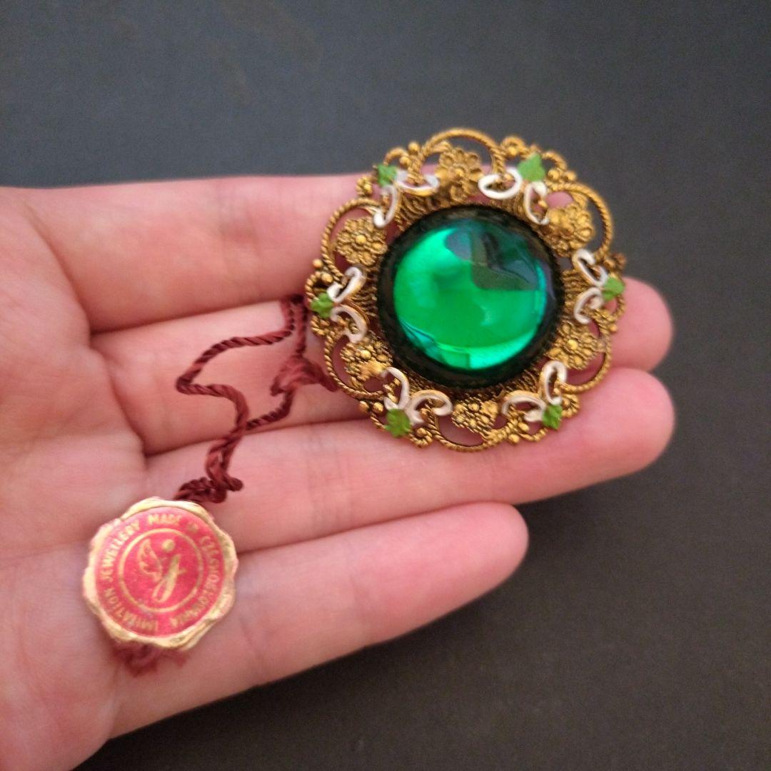 ヴィンテージ チェコスロバキア製 ブローチ