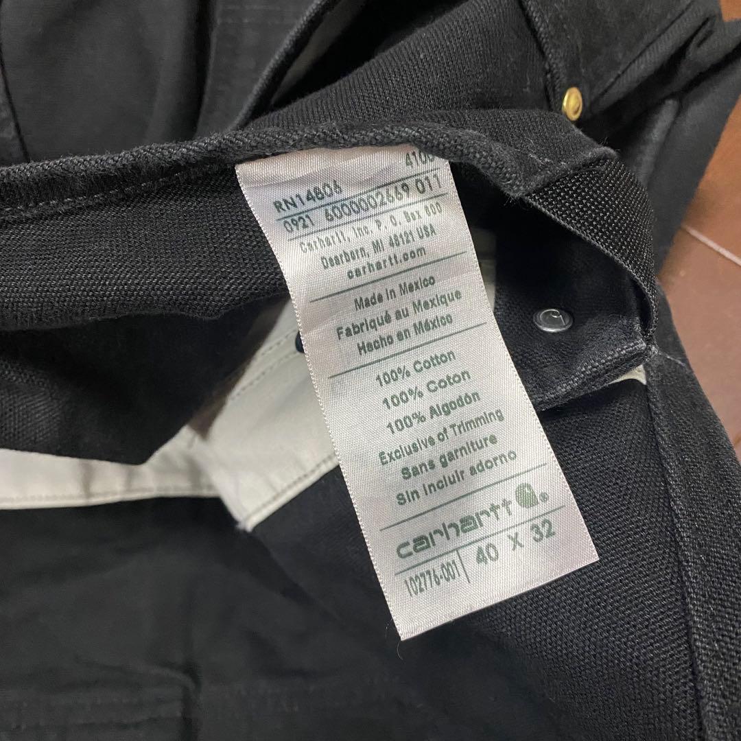 Carhartt ブラックダック オーバーオール ダブルニー