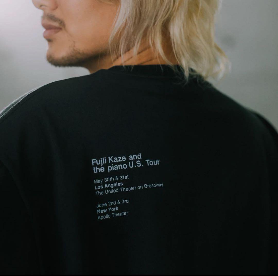 藤井風 Tシャツ Fujii Kaze オフィシャルグッズ black M