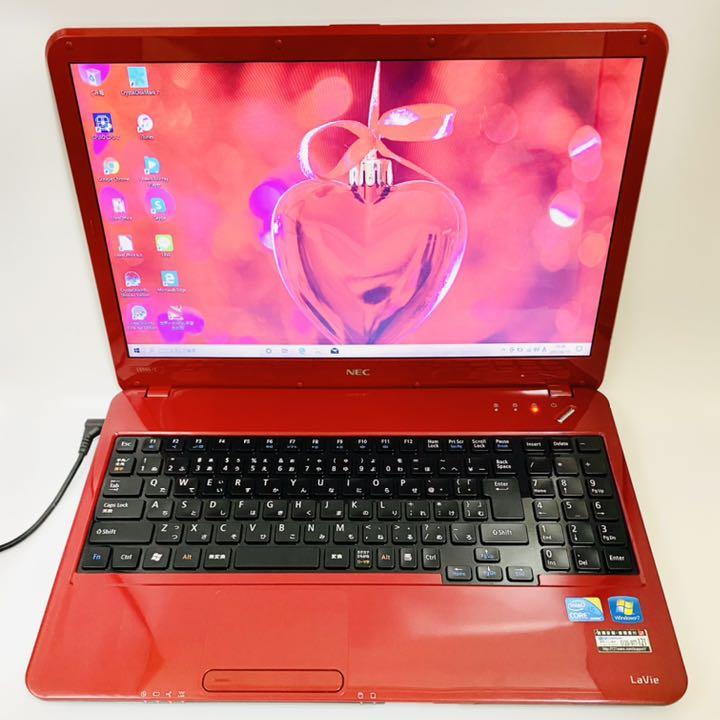 レッド系 オープニング大セール 可愛い赤色 ノートパソコン Youtube Dvd テンキー付き 安心の日本製 ノートpc 家電 スマホ カメラレッド系58 割引 Www Ameublier Com
