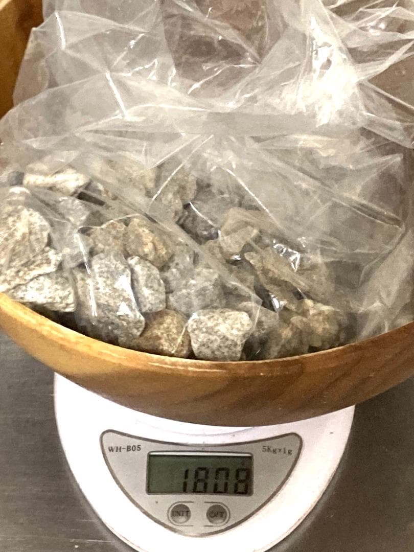 きららの石 素焼きの瓶 7L フォーユー 水がめ + 石 7kgセット