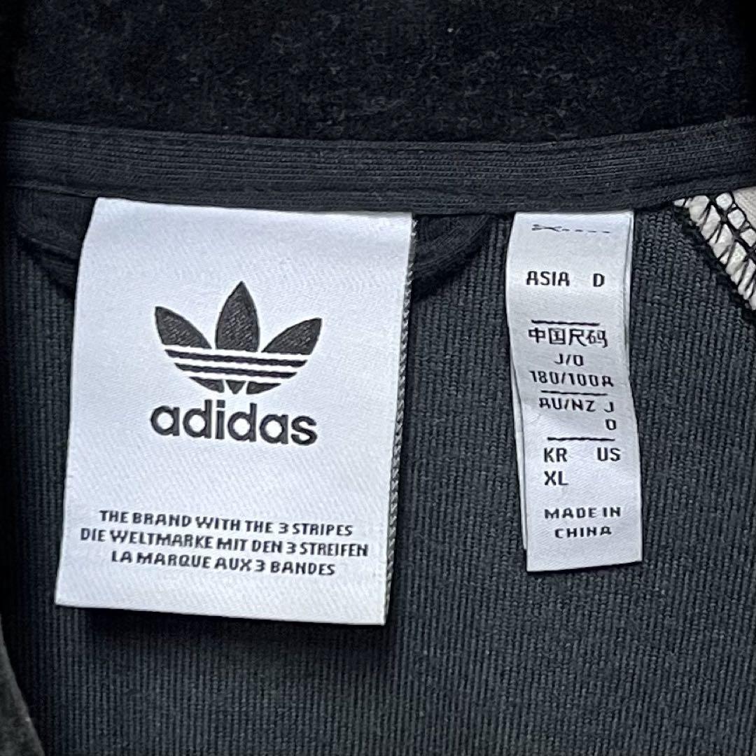 人気のベロア‼️】adidas ベロアジャージ XL 黒 白 常田大希