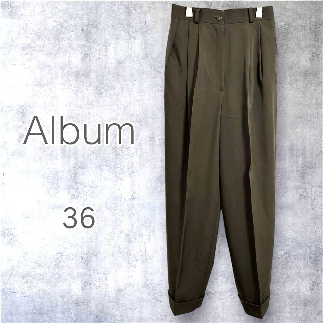Album ダークグリーン スラックス 36 パンツ カジュアル フォーマル
