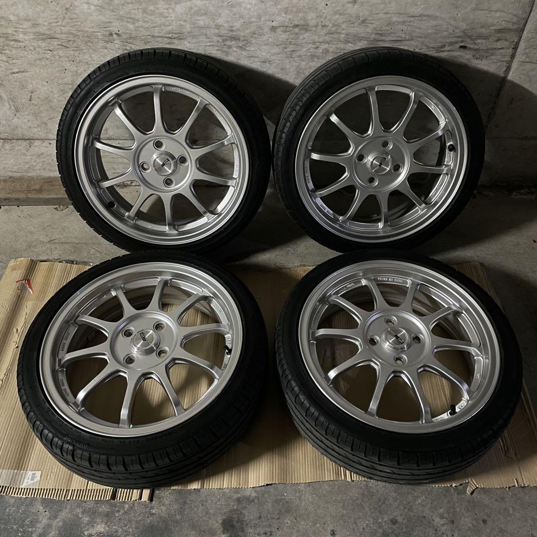 ①美品 バリ山 SSR TYPE-F 16インチ タイヤ・ホイールセット