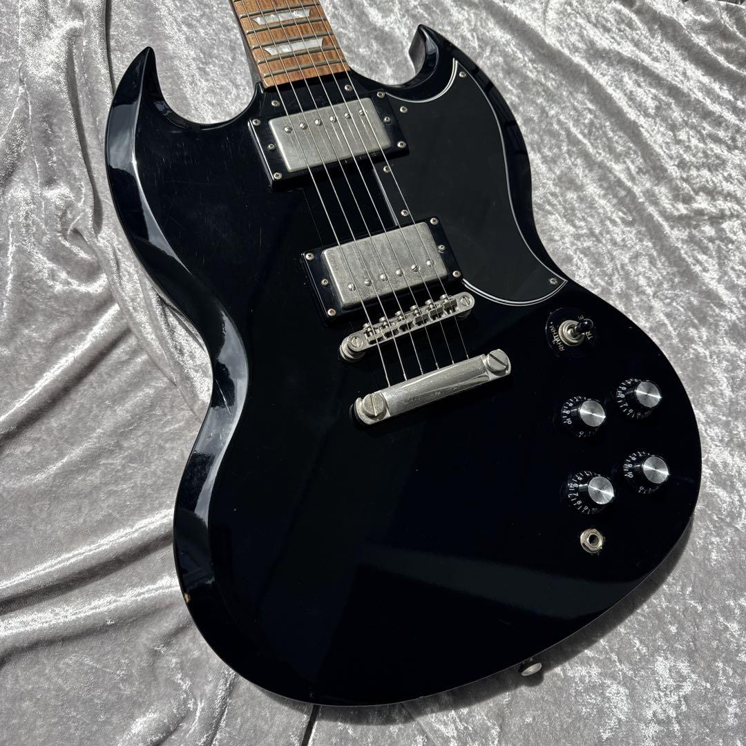 メンテ済 Epiphone 61' SG Ebony G-400 エボニーカラー