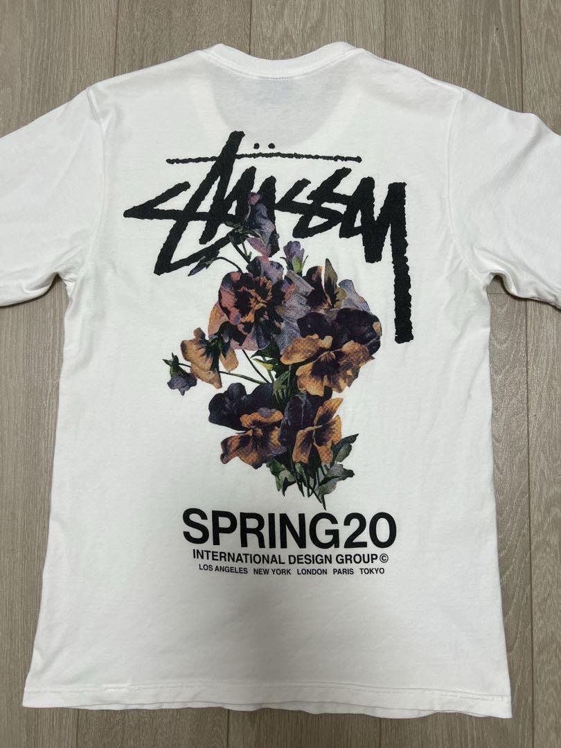 Stüssy SPRING20 フラワープリント Tシャツ Sトップス