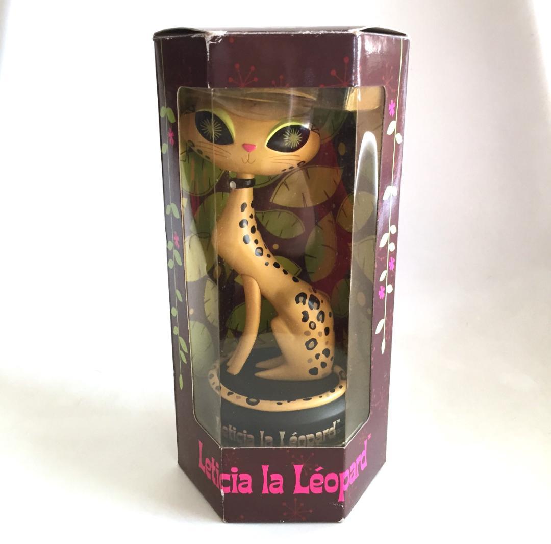 ビンテージ 2003年製 French Kitty Leopard 置物