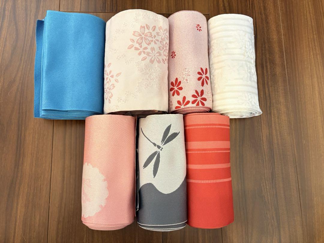 【美品】帯7点セット　浴衣　着物　祭り　散策　夏祭り　盆踊り　レディース