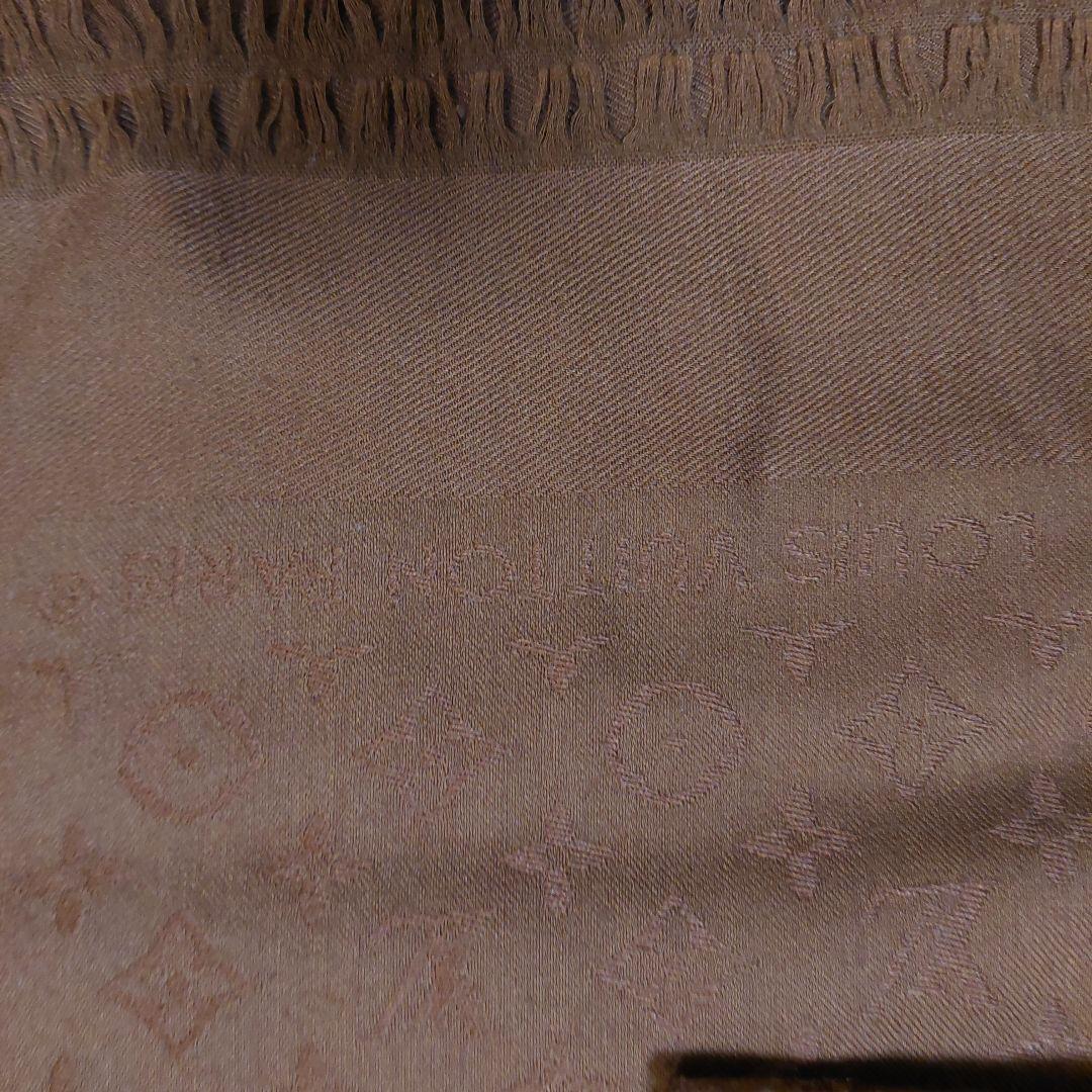 LOUIS VUITTON ルイヴィトン モノグラム シルク×ウール ストール