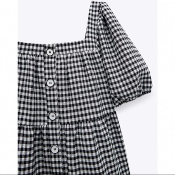 ZARA ギンガムチェックミニワンピース シャツワンピース - メルカリ ZARA ギンガムチェックミニワンピース シャツワンピース - メルカリ