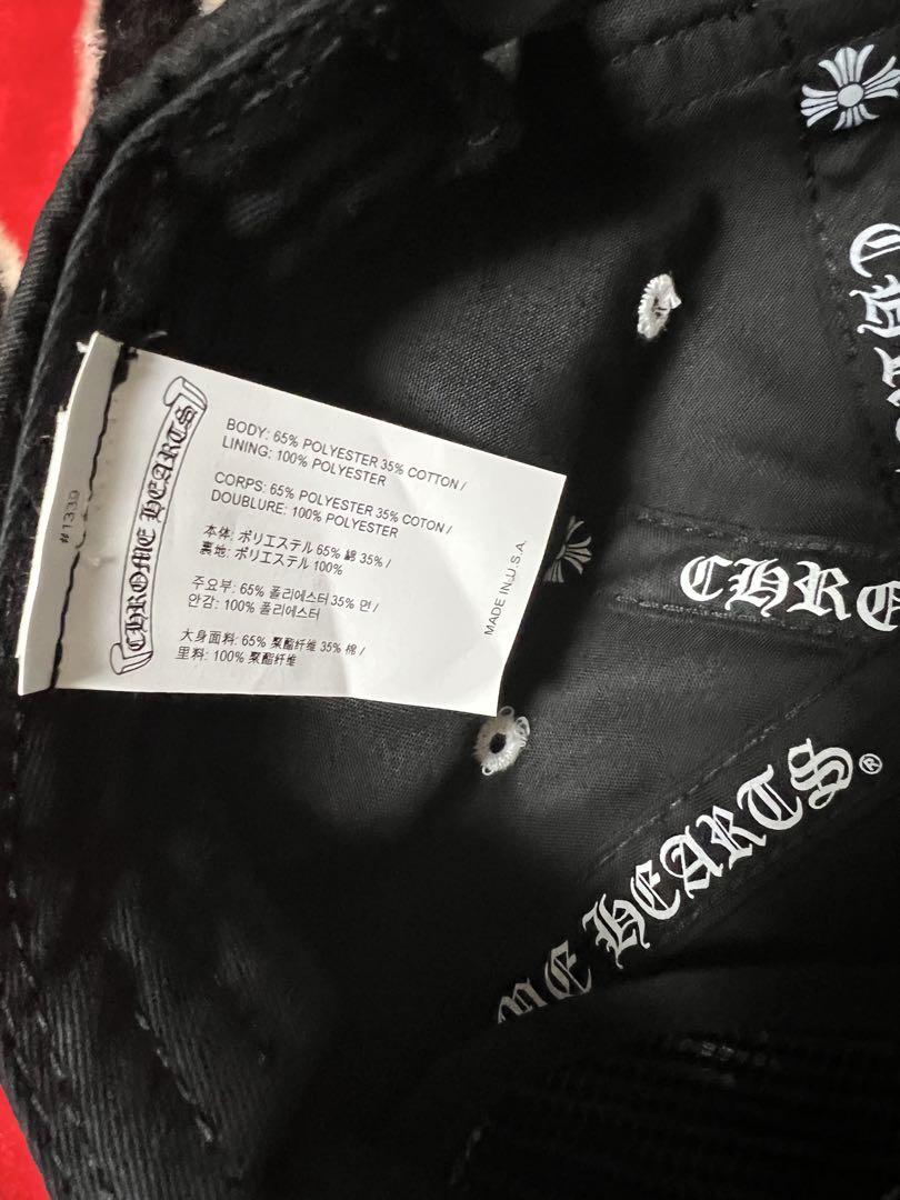 CHROME HEARTS 黒キャップ　ガスステーション