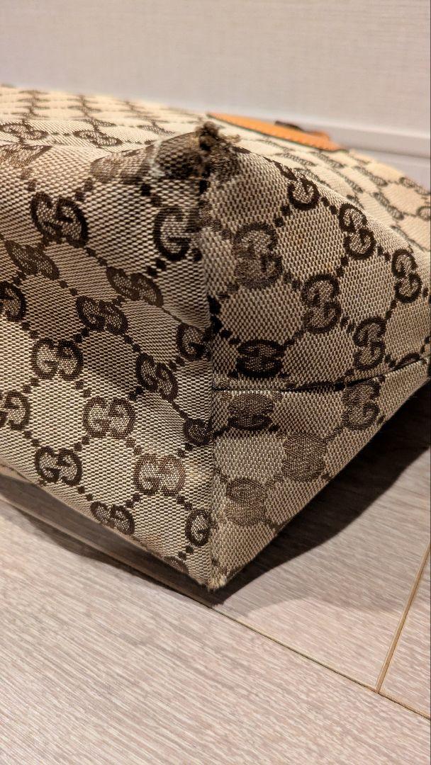 GUCCI キャンバストートバッグ GGキャンバス エナメルレザー＊ハワイ限定
