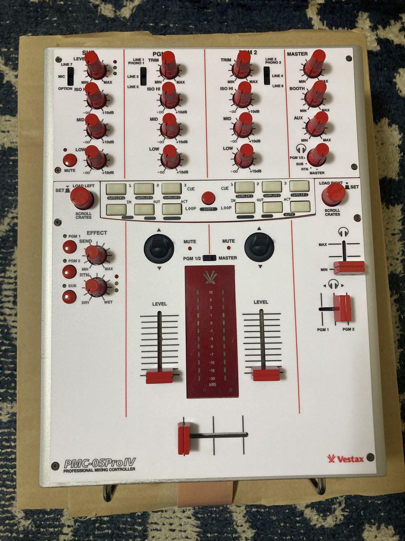 Vestax ベスタクス PMC-05Pro IV DJミキサー スキン装着済み Vestax ベスタクス PMC-05Pro IV DJミキサー スキン装着済み