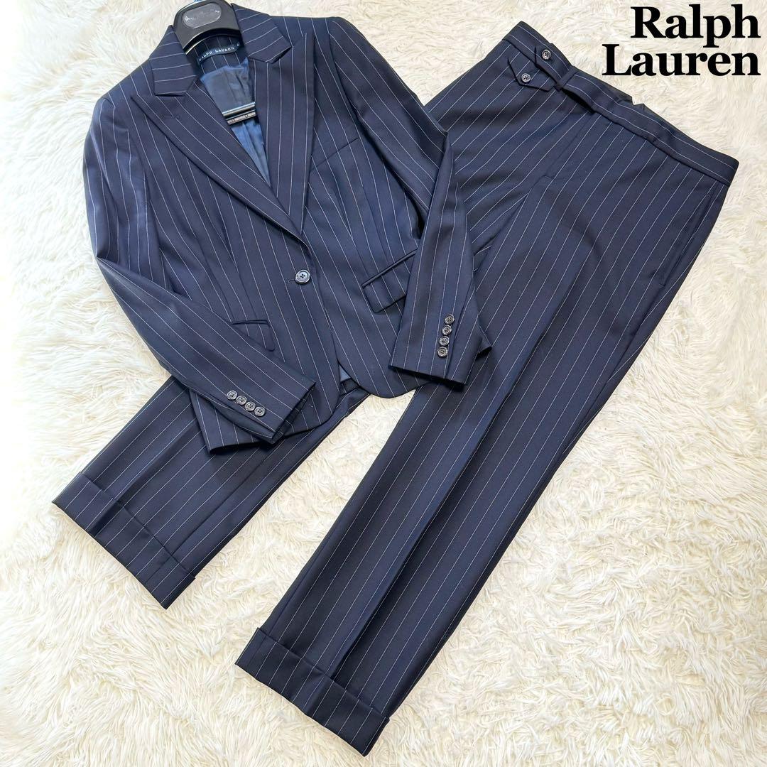 未使用級 Ralph Lauren ラルフローレン セットアップ スーツ 4 紺