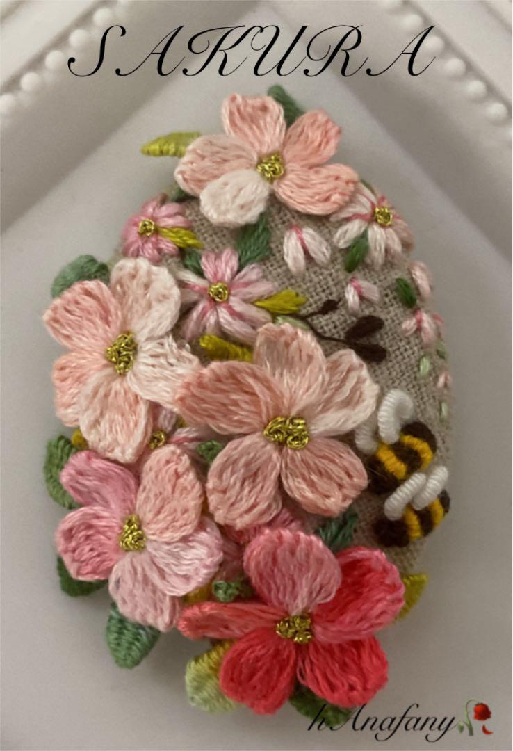 人気商品は ❁hAnafany❁(専用)くるみボタン ブローチ 立体刺繍 その他
