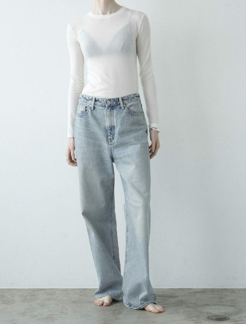 CLANE SECOND DENIM PANTS ブルー1 SECOND DENIM PANTS（デニムパンツ）｜CLANE（クラネ）の