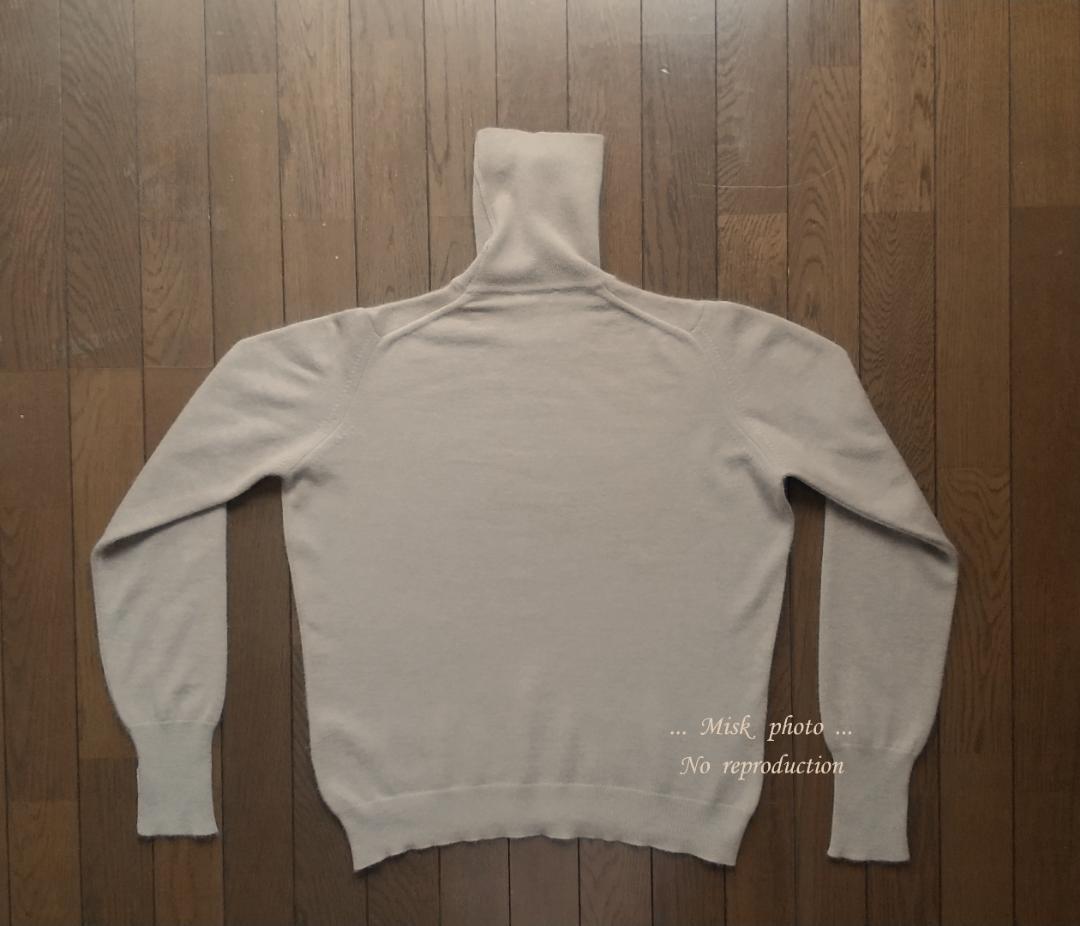 Max Mara 1st アンゴラ混カシミアタッチ定番タートルニット シナモン