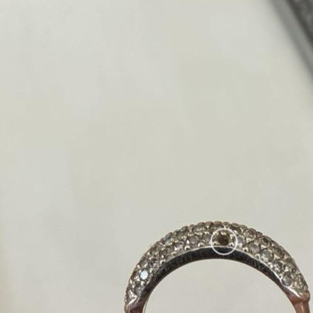 K18WG1.00 750刻印　パヴェダイヤモンドリング