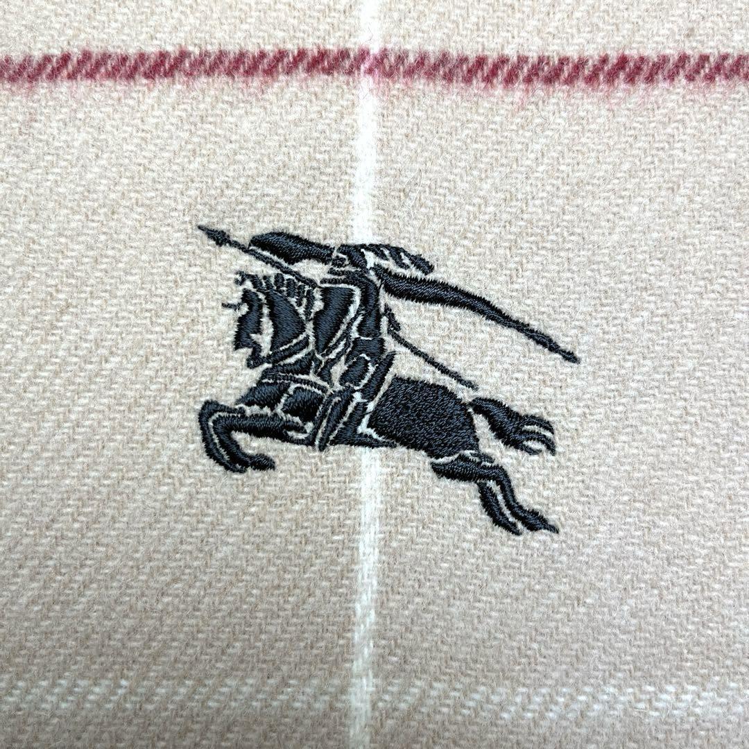 【BURBERRY】バーバリーひざ掛け ★ウール100% ★新品未使用・未開封