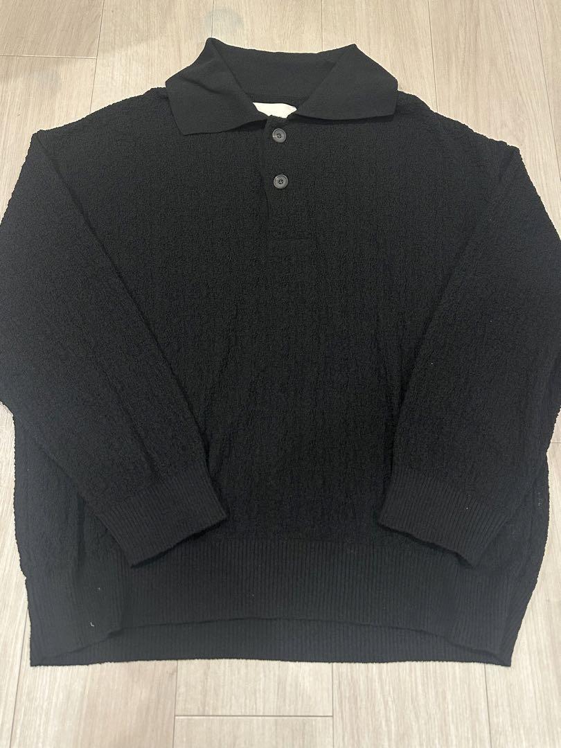 maison specialハイツイストアムンゼンドレスオーバーニットポロシャツ