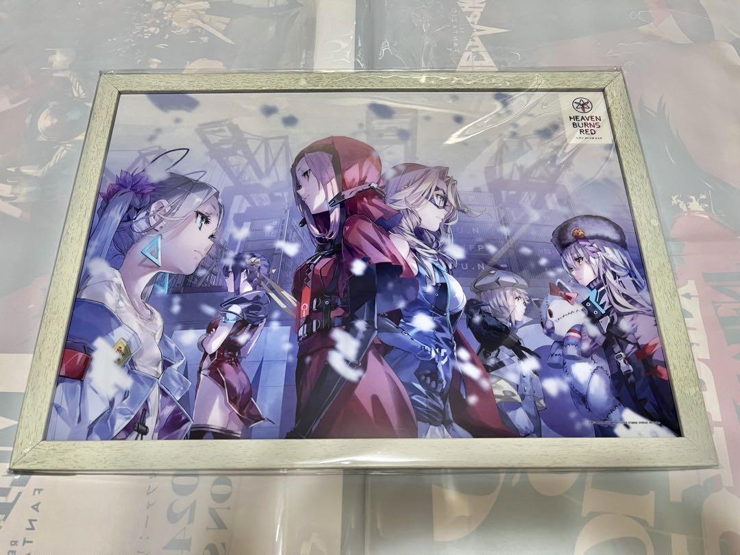 ヘブンバーンズレッド A3クリアポスター(額付き) 第31X部隊