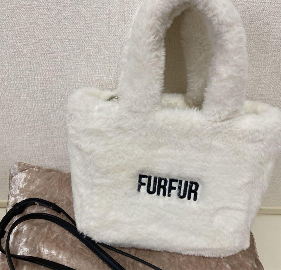 FURFUR エコファートートバッグ ホワイト　トートバッグ