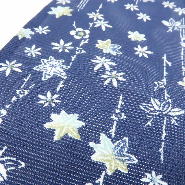 Y2992◇美品 洗える夏着物 絽 楓 紅葉 小紋 - メルカリ