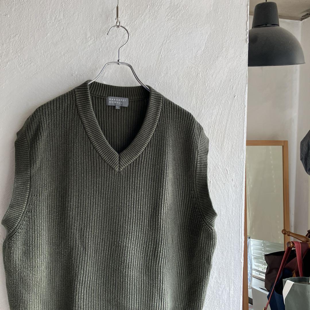 ★ 23AW Margaret Howell コットンウール ニットベスト