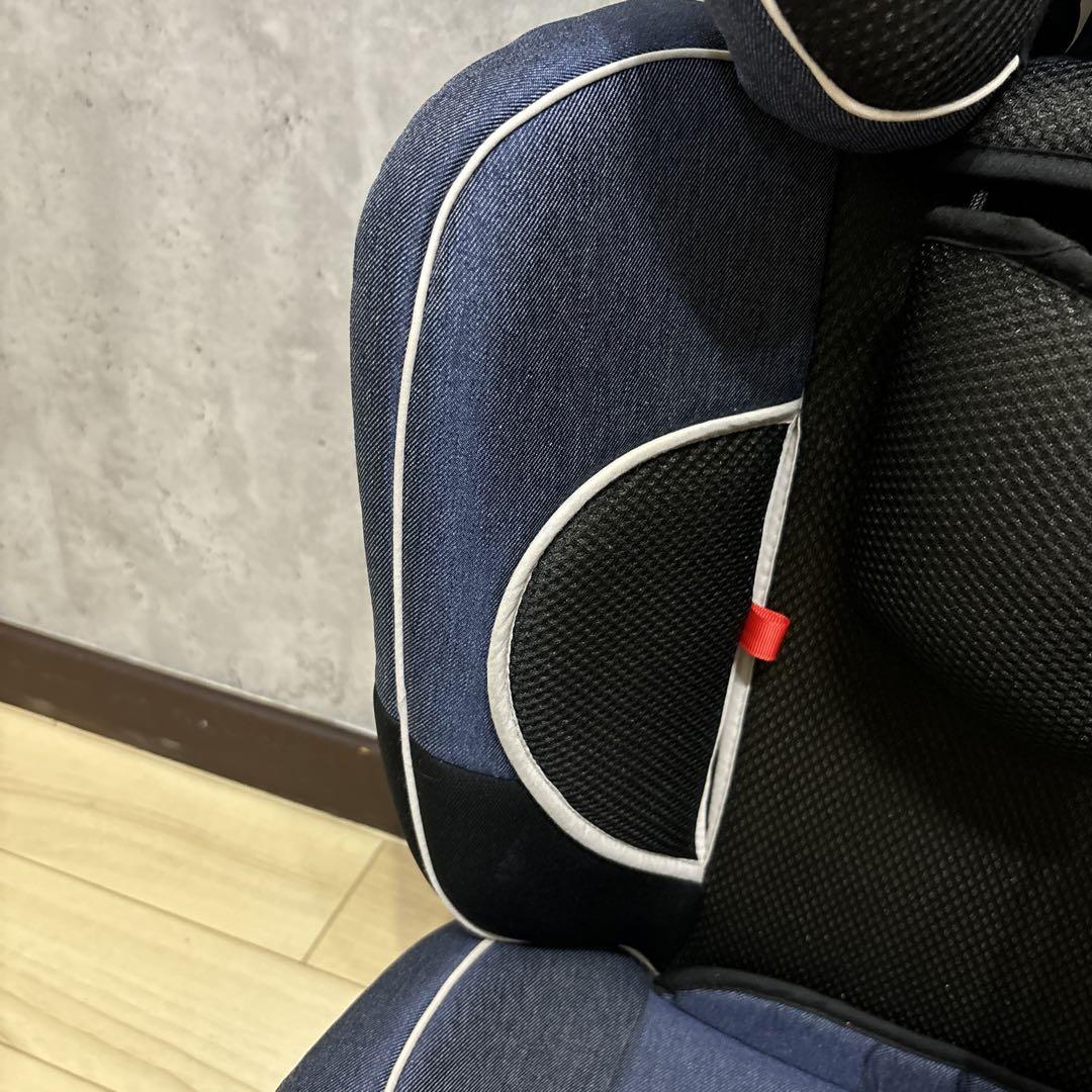 美品 日本育児 ジュニアシート ハイバックブースターECII エアー2点セット