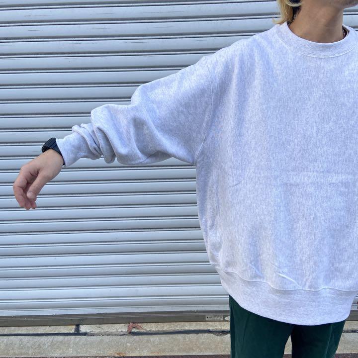 ☆Champion☆リバースウィーブ☆目なしスウェット☆復刻☆青単色タグ 