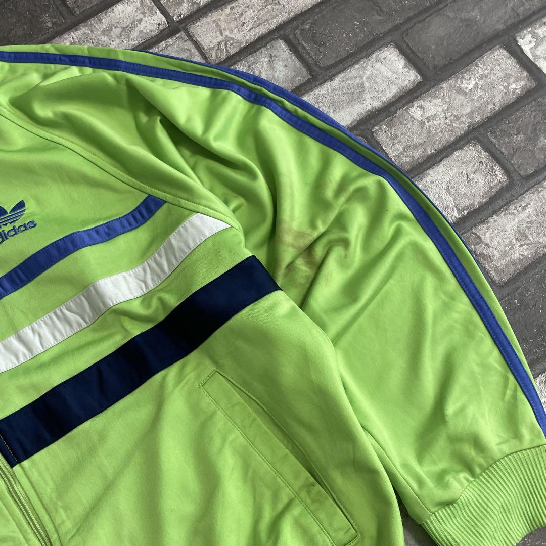 ジャケット・アウター 80's old adidas track blouson green S