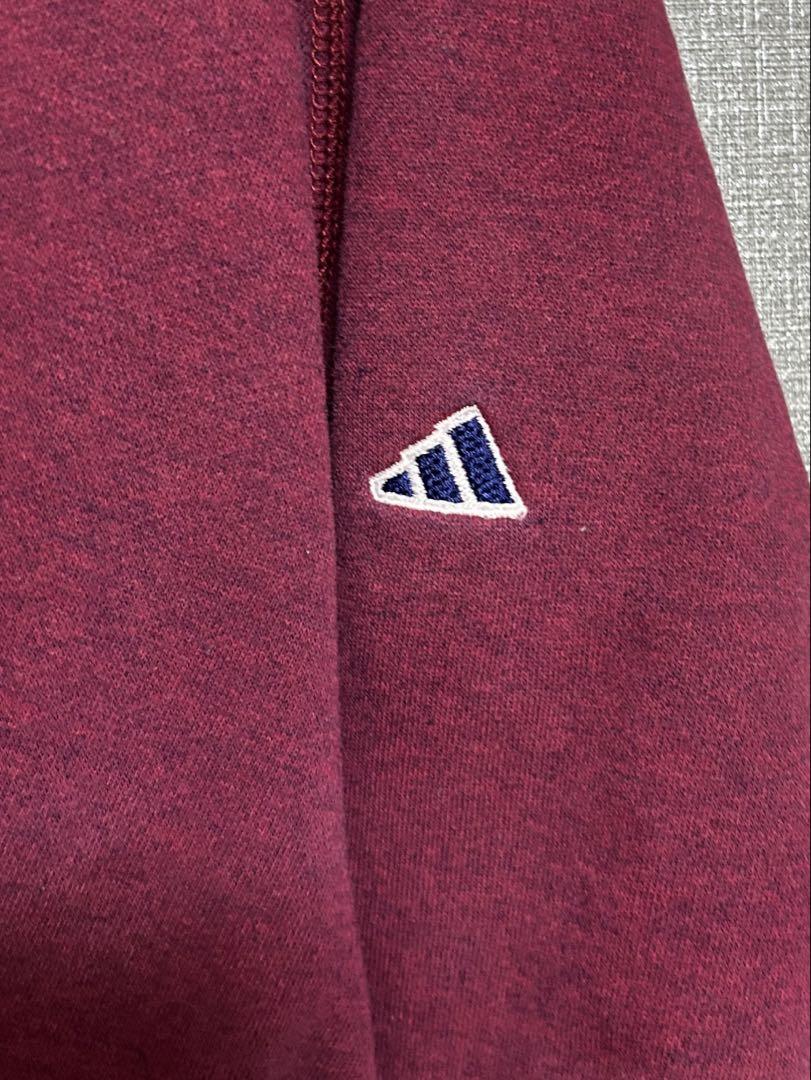 adidas 90's スウェット トレーナー ビッグシルエット　バーガンディー