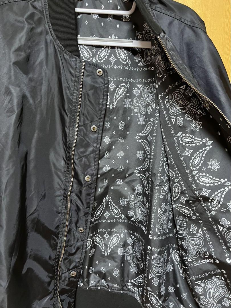 ※3日間限定値下げ※Subciety ボンバージャケット 黒