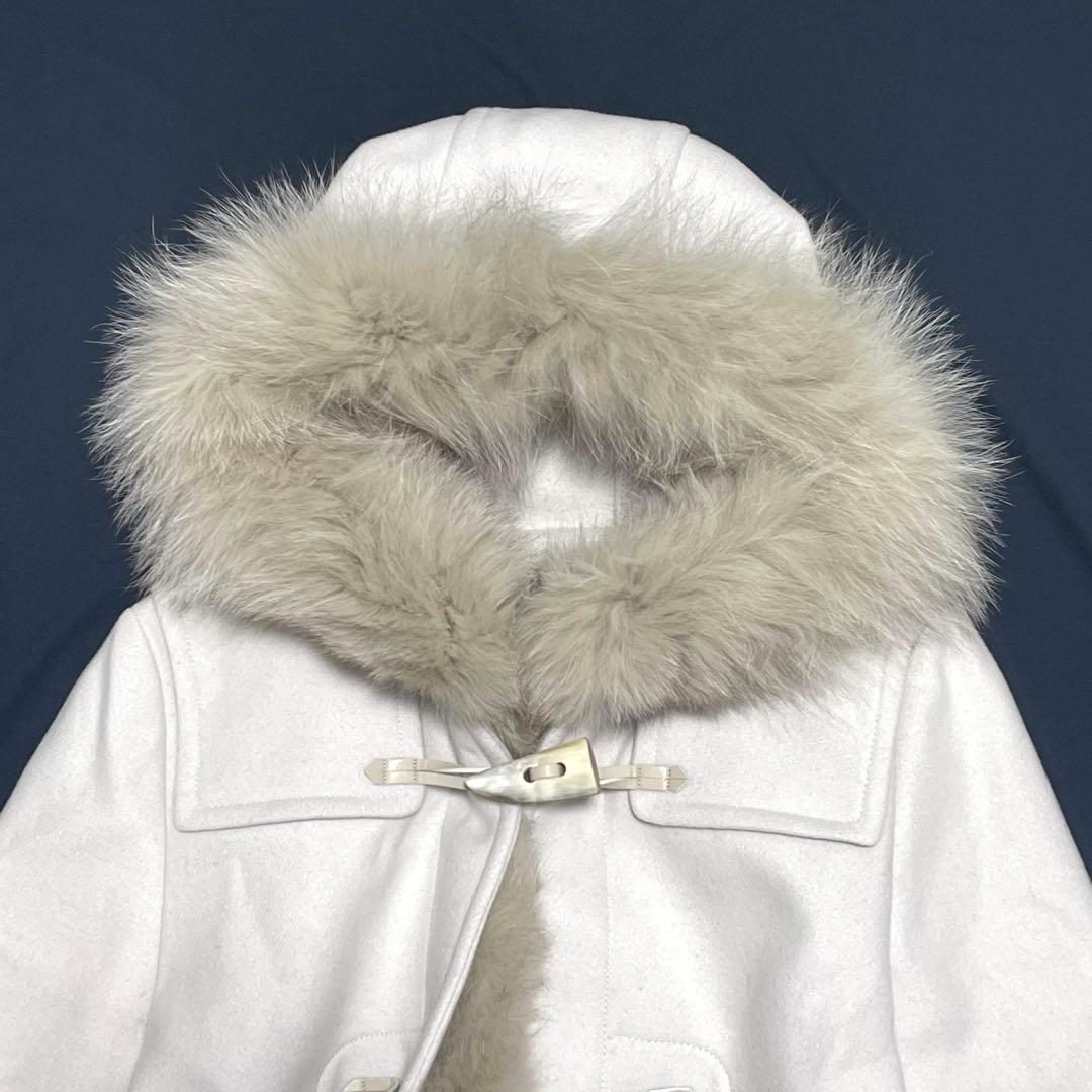 シップス カシミヤ混 リアルファー付きダッフルコート 40 3way シップス カシミヤ混 リアルファー付きダッフルコート 40 3way