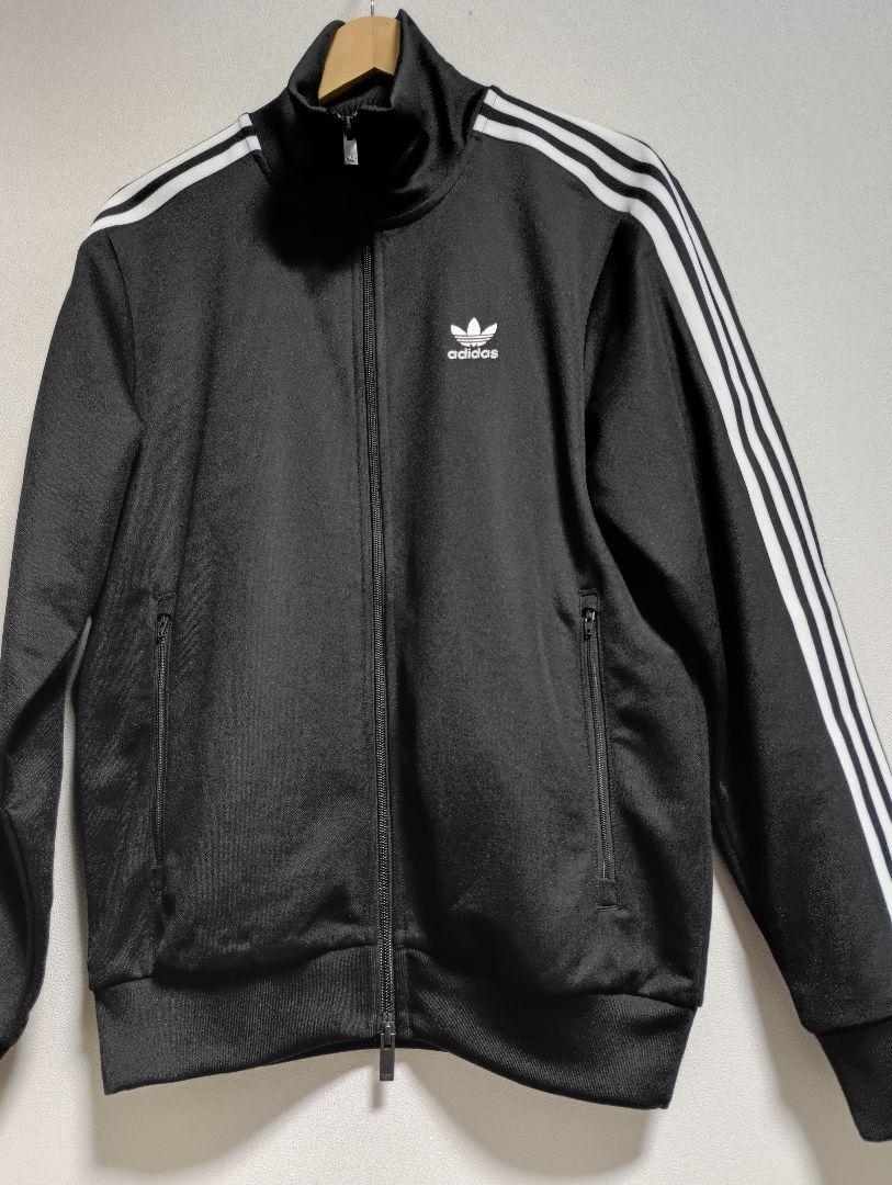 adidas ブラック ジャージ ベッケンバウアー