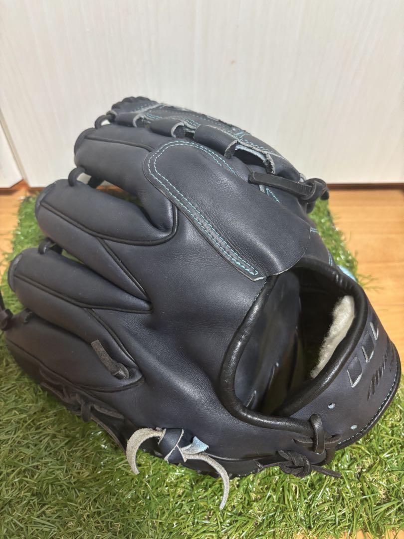 日本製　波賀ジャパン　ミズノプロ ダイバーシティブルー　投手　ミズノ　オーダー
