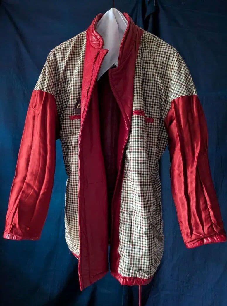 赤 レザージャケット コート イタリア ユーロ ヴィンテージ スペシャル 希少 赤 レザージャケット コート イタリア ユーロ ヴィンテージ スペシャル 希少