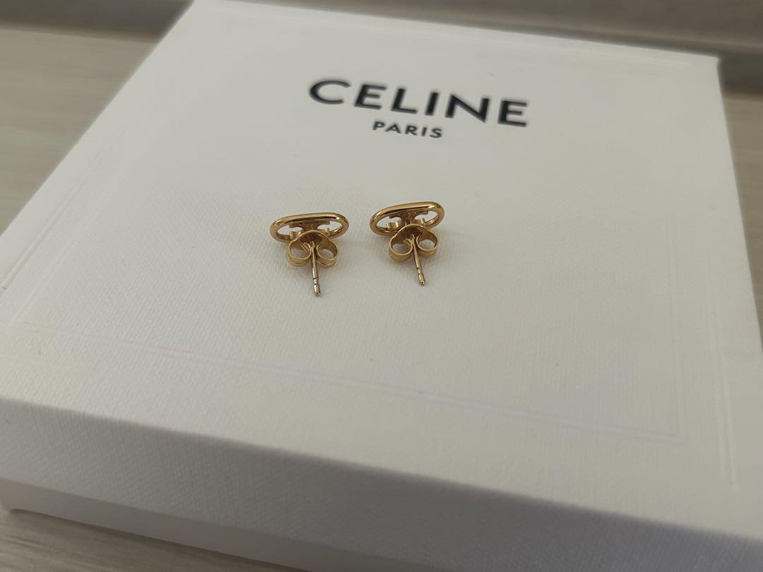 【値下げ】CELINE トリオンフ　ピアス
