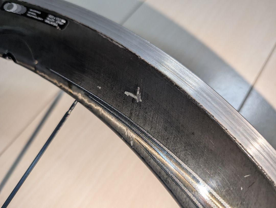 シマノSHIMANORS81フロントのみ完組ホイール837g