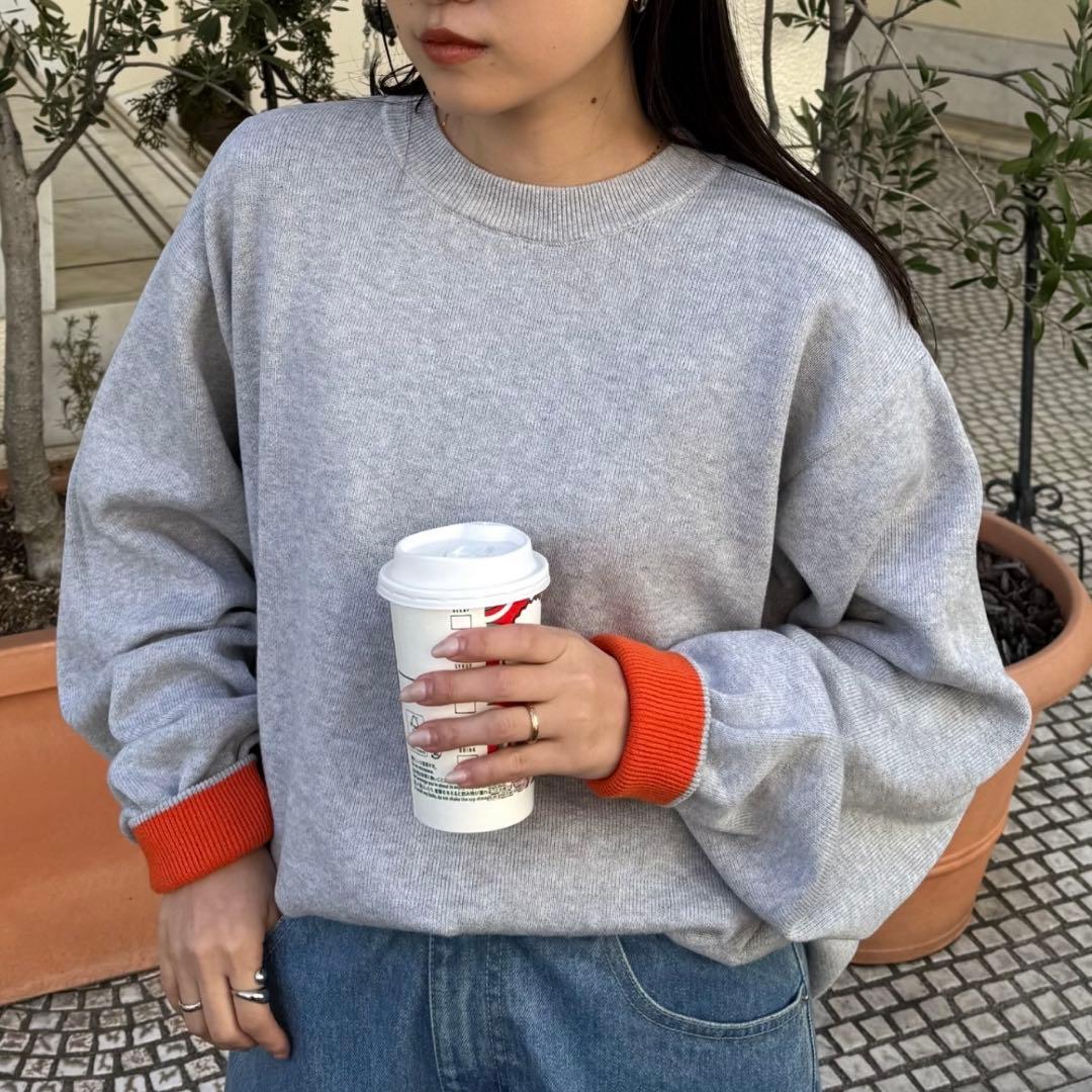 チャオパニック　ユニセックスビックシルエットロンTeeライクニット