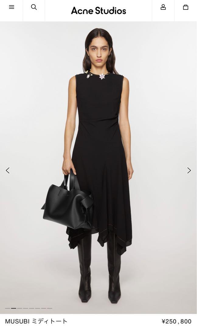Acne Studios MUSUBI ムスビ ミディトート ブラック 画像8
