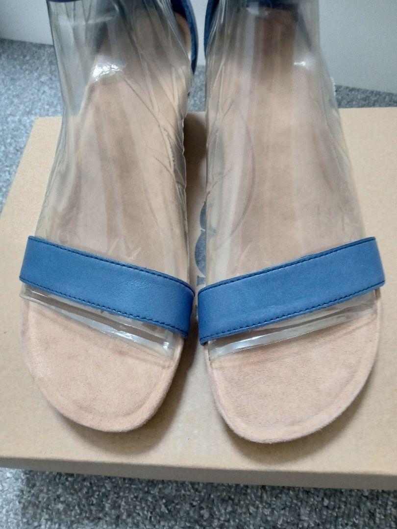 UGG ウェッジ サンダル 厚底 23 アグ ブルー アンクルストラップ 6 UGG ウェッジサンダル 厚底 23 cm アグ アンクル ストラップ 6