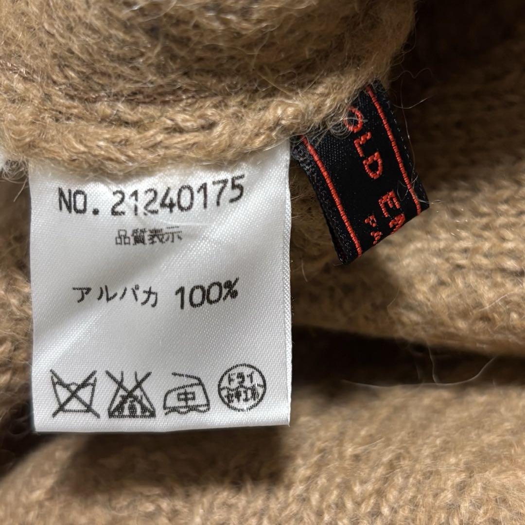【完売】  OLD ENGLAND ニット セーター アルパカ100% オールド トップス