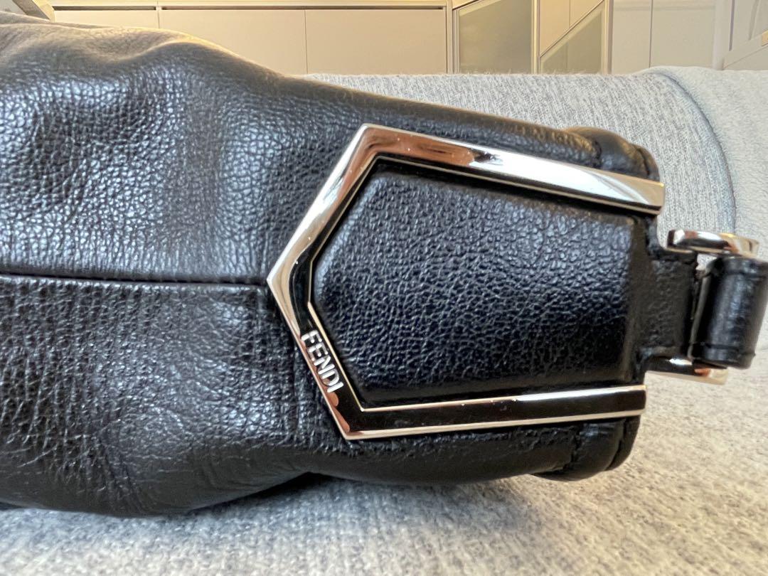 FENDI トートバッグ ブラックレザー - バッグ送料 無料