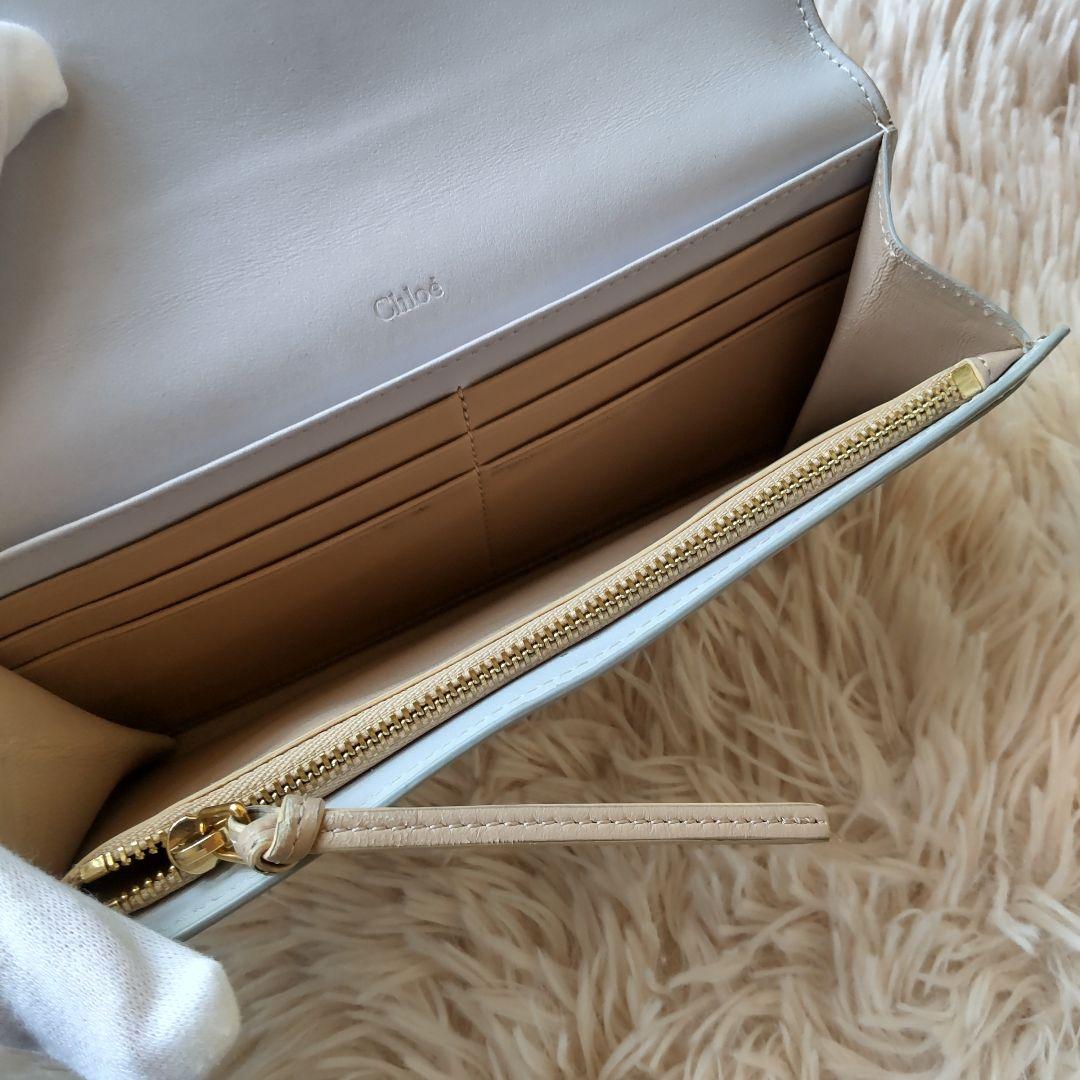 美品✨Chloe クロエ C 長財布 ゴールドエンブレム