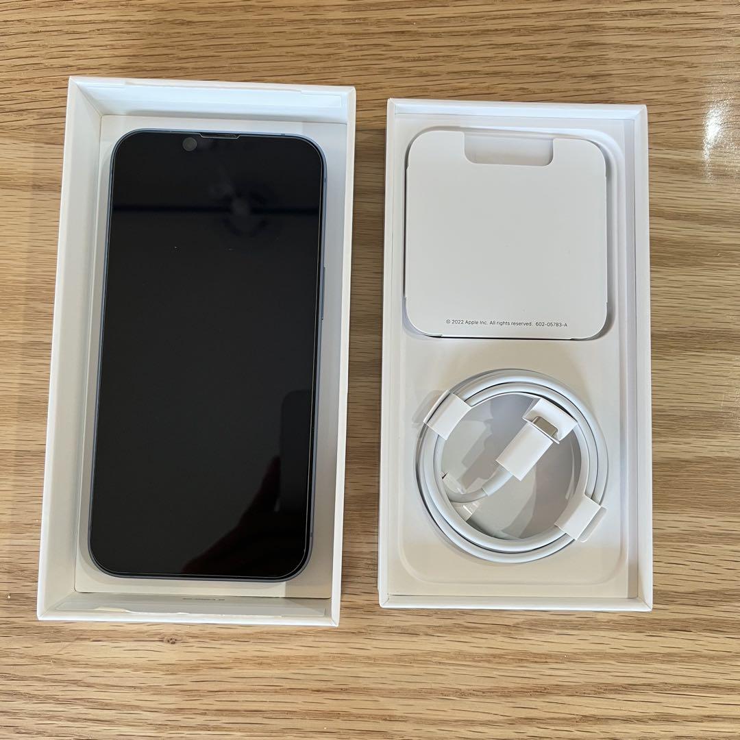 【美品】iPhone 14 256GB ブルー SIMフリー