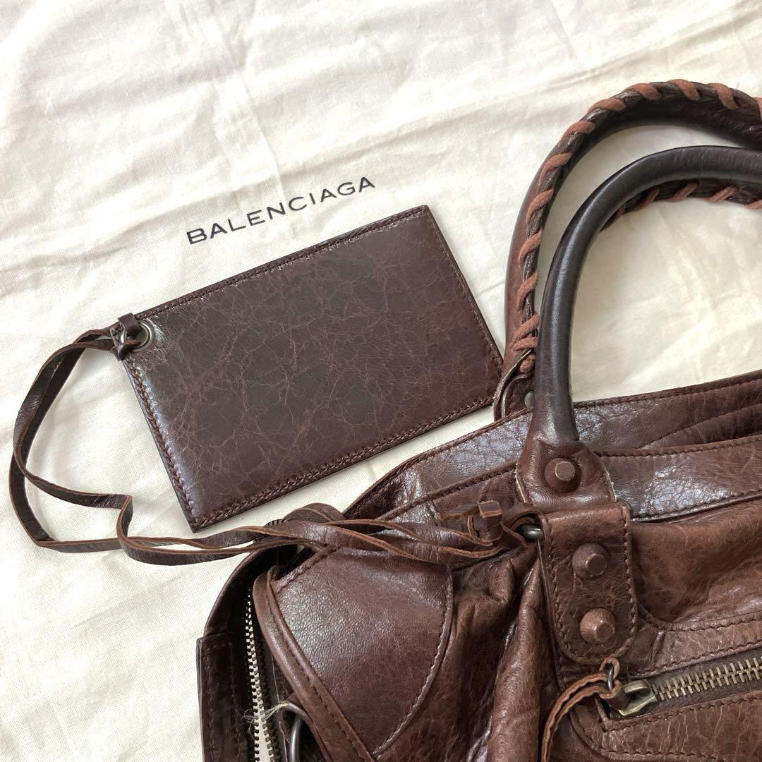 【BALENCIAGA】CITY バレンシアガ シティ ブラウン　ヴィンテージ