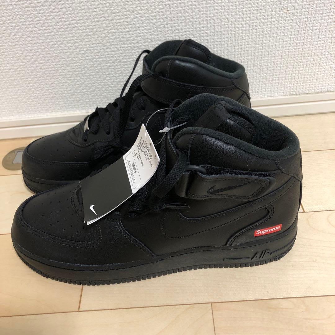 Nike Air Force 1 Mid SP Supreme ブラック