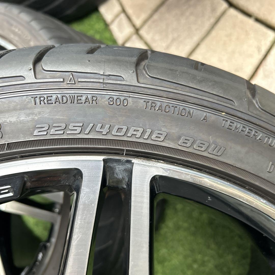 メルセデス・ベンツ w204 18インチ ホイールセット