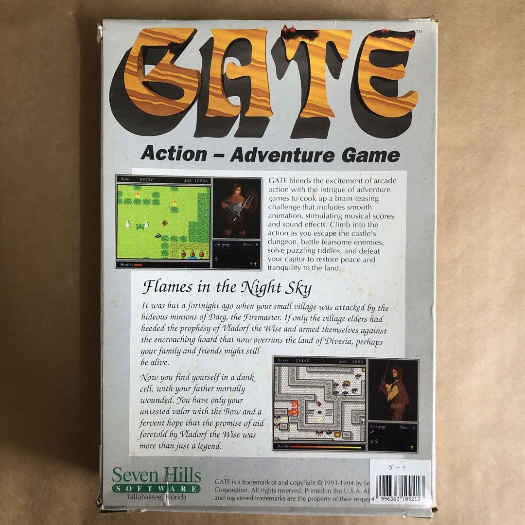 GATE／Macintosh用レトロゲーム アクション アドベンチャー